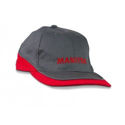 GORRA ROJA / GRIS MANITOU