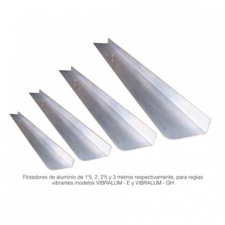 FLOTADOR DE ALUMINIO DE 1,5M PARA REGLAS